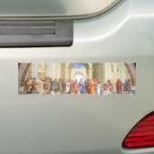 Raphaelschool in Athene (Plato en Aristoteles) Bumpersticker (Op auto)