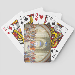 Raphaelschool in Athene (Plato en Aristoteles) Pokerkaarten