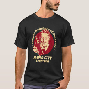 Rapid City Chapter Dagelijkse Drinkers Bier Brouwe T-shirt