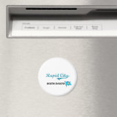 Rapid City South Dakota City Classic Magneet (Insitu (Vaatwasser))