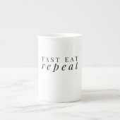 Rapide mangez la tasse de classique de répétition (Devant)