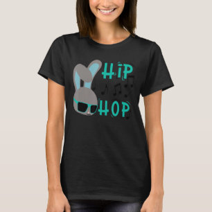 Rapmusk Cool Rabbit Hip Hop Rabbit Rap Muziek T-shirt