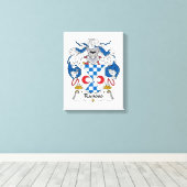Raposo Family Crest Canvas Afdruk (Insitu (Houten vloer))