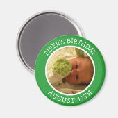 Rappel d'anniversaire Magnet photo personnalisé (Recto/Verso)