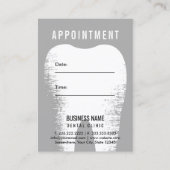 Rappel de rendez-vous au bureau dentaire pour dent (Devant)