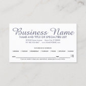 rappel de rendez-vous avec vague (Dos)