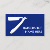 rappel de rendez-vous bagues bleu barbershop (Dos)