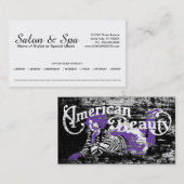 rappel de rendez-vous beauté américain (Devant / Derrière)