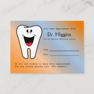 Rappel de rendez-vous chez Happy Tooth Dentiste
