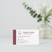 Rappel de rendez-vous chez le dentiste (Debout devant)