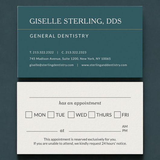 Rappel de rendez-vous chez le dentiste