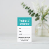 Rappel de rendez-vous complet pour l'élégance sous (Debout devant)