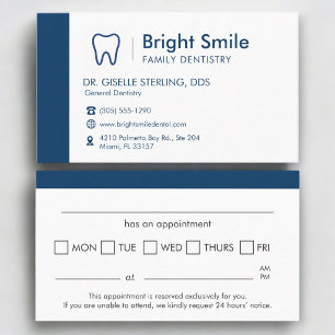 Rappel de rendez-vous de dentisterie dentaire