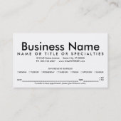 rappel de rendez-vous de mur de ville (Dos)