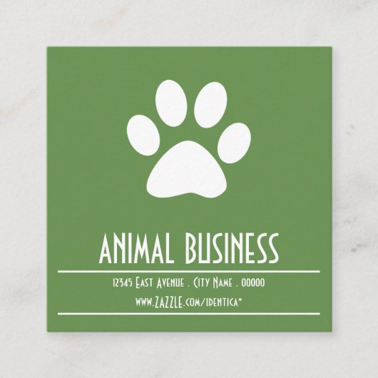 rappel de rendez-vous de patte d'animal familier (Devant)