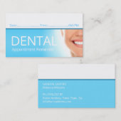 Rappel de rendez-vous dentaire Prochaine visite (Devant / Derrière)