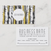 rappel de rendez-vous des arbres de peuplier (Devant / Derrière)