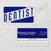 rappel de rendez-vous des dentistes rétroactifs (Devant / Derrière)