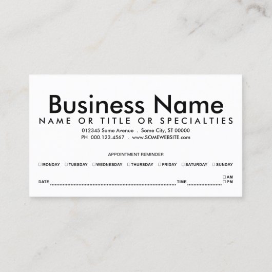 rappel de rendez-vous des puces en ruines (Dos)