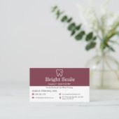 Rappel de rendez-vous du cabinet de dentisterie de (Debout devant)