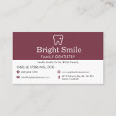 Rappel de rendez-vous du cabinet de dentisterie de (Devant)