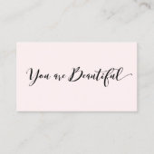 Rappel de rendez-vous du salon de coiffure rose (Devant)