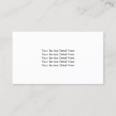 Rappel de rendez-vous Empreinte de léopard moderne (Dos)