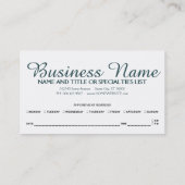 rappel de rendez-vous en verre vapeur (Dos)