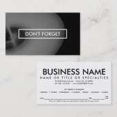 rappel de rendez-vous étudiant en musique (Devant / Derrière)