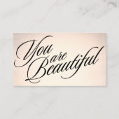 Rappel de rendez-vous Gold - Vous êtes belle (Devant)