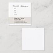 Rappel de rendez-vous Médecin Dentiste Thérapeute  (Devant / Derrière)