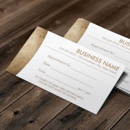 Rappel de rendez-vous moderne Gold élégant