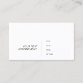 Rappel de rendez-vous Moderne Style Propre (Devant)