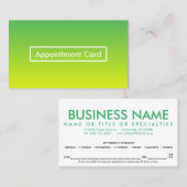 rappel de rendez-vous pour la perte de citron (Devant / Derrière)