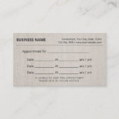 Rappel de rendez-vous pour la texture élégante de  (Devant)