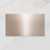 Rappel de rendez-vous Rose moderne Gold (Dos)