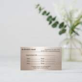 Rappel de rendez-vous Rose moderne Gold (Debout devant)