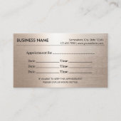 Rappel de rendez-vous Rose moderne Gold (Devant)