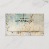 Rappel de rendez-vous Shabby et rustique vintage (Devant)
