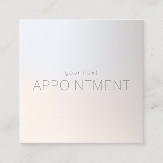 Rappel de rendez-vous simple et moderne (Devant)