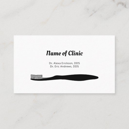 Rappel de rendez-vous simple pour brosse à dents d (Dos)