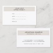 Rappel des rendez-vous Conception élégante Moderne (Devant / Derrière)