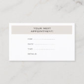 Rappel des rendez-vous Conception élégante Moderne (Devant)