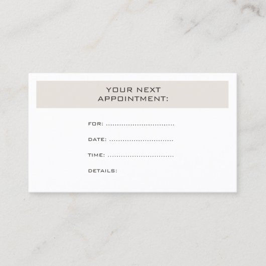 Rappel des rendez-vous Conception élégante Moderne (Devant)