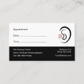 Rappel du rendez-vous du médecin de l'oreille (Devant)