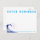 Rappel électoral. Carte postale (Devant / Derrière)