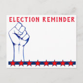 Rappel électoral ! Carte postale (Devant)