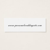 Rappel mariage Insérer pour les invitations (Dos)