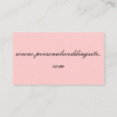 Rappel mariage Insérer pour les invitations ou les (Dos)