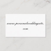Rappel mariage Insérer pour les invitations ou les (Dos)